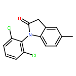 2H-Indol-2-one, 1-(2,6-dichlorophenyl)-1,3-dihydro-5-methyl-