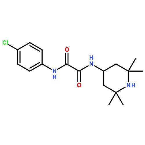 N'-(4-CHLOROPHENYL)-N-(2,2,6,6-TETRAMETHYLPIPERIDIN-4-YL)OXAMIDE 