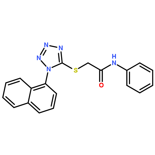 Acetamide, 2-[[1-(1-naphthalenyl)-1H-tetrazol-5-yl]thio]-N-phenyl-