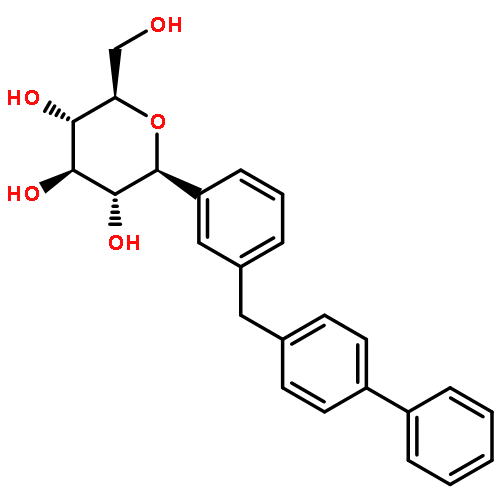 D-Glucitol, 1,5-anhydro-1-C-[3-([1,1'-biphenyl]-4-ylmethyl)phenyl]-, (1S)-