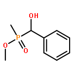 Phosphinic acid, (hydroxyphenylmethyl)methyl-, methyl ester