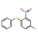 Benzene, 4-fluoro-2-nitro-1-(phenylthio)-