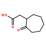 Cycloheptaneacetic acid, 2-oxo-