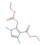 ETHYL 2-(2-ETHOXY-2-OXOETHYL)-1,4-DIMETHYLPYRROLE-3-CARBOXYLATE 
