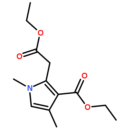 ETHYL 2-(2-ETHOXY-2-OXOETHYL)-1,4-DIMETHYLPYRROLE-3-CARBOXYLATE 