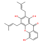 9H-Xanthen-9-one,1,3,5-trihydroxy-2,4-bis(3-methyl-2-buten-1-yl)-