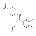 4-Piperidinecarboxamide,1-acetyl-N-(3-chloro-4-methylphenyl)-N-(3-chloropropyl)-