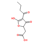 [(2S)-4-butanoyl-5-hydroxy-3-oxo-2,3-dihydrofuran-2-yl]acetic acid