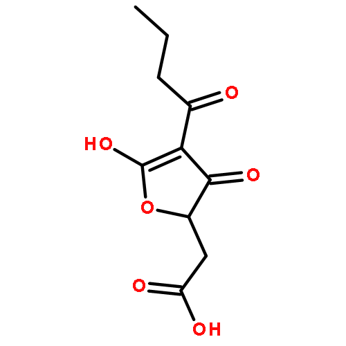 [(2S)-4-butanoyl-5-hydroxy-3-oxo-2,3-dihydrofuran-2-yl]acetic acid