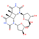 Cyclobuta[1,2-d:4,3-d']dipyrimidine-2,4,5,7(3H,6H)-tetrone,1,8-bis(2-deoxy-b-D-erythro-pentofuranosyl)hexahydro-4a,4b-dimethyl-,(4aa,4ba,8aa,8ba)- (9CI)