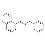 BENZENEMETHANAMINE, N-(1-NAPHTHALENYLMETHYLENE)-