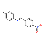 Benzenamine, 4-methyl-N-[(4-nitrophenyl)methylene]-, (E)-