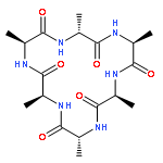 Cyclo(D-alanyl-L-alanyl-L-alanyl-D-alanyl-L-alanyl-L-alanyl)