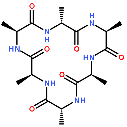 Cyclo(D-alanyl-L-alanyl-L-alanyl-D-alanyl-L-alanyl-L-alanyl)