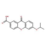 9H-Xanthene-2-carboxylicacid, 6-(1-methylethoxy)-9-oxo-