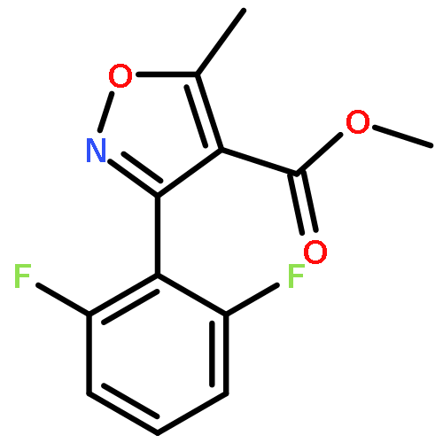 4-Isoxazolecarboxylicacid, 3-(2,6-difluorophenyl)-5-methyl-, methyl ester