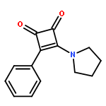 3-Cyclobutene-1,2-dione, 3-phenyl-4-(1-pyrrolidinyl)-