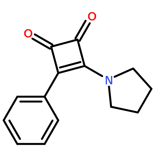 3-Cyclobutene-1,2-dione, 3-phenyl-4-(1-pyrrolidinyl)-