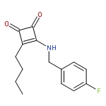 3-Cyclobutene-1,2-dione, 3-butyl-4-[[(4-fluorophenyl)methyl]amino]-