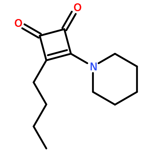 3-Cyclobutene-1,2-dione, 3-butyl-4-(1-piperidinyl)-