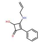 2-Cyclobuten-1-one,4-hydroxy-2-phenyl-3-(2-propen-1-ylamino)-