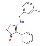 2(5H)-Furanone, 4-[[(3-methylphenyl)methyl]amino]-3-phenyl-