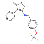 2(5H)-Furanone, 3-phenyl-4-[[[4-(trifluoromethoxy)phenyl]methyl]amino]-