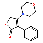 2(5H)-Furanone, 4-(4-morpholinyl)-3-phenyl-