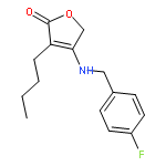 2(5H)-Furanone, 3-butyl-4-[[(4-fluorophenyl)methyl]amino]-