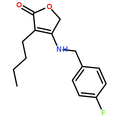 2(5H)-Furanone, 3-butyl-4-[[(4-fluorophenyl)methyl]amino]-