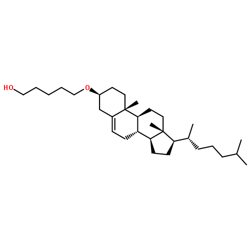 1-Pentanol, 5-[(3b)-cholest-5-en-3-yloxy]-