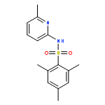 Benzenesulfonamide, 2,4,6-trimethyl-N-(6-methyl-2-pyridinyl)-