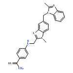 4-[1-Methyl-5-(2-methyl-1H-benzimidazol-1-ylmethyl)-1H-benzimidazol-2-ylmethylamino]benzamidine