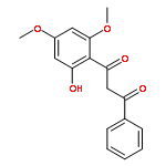 1-(2-HYDROXY-4,6-DIMETHOXYPHENYL)-3-PHENYLPROPANE-1,3-DIONE 