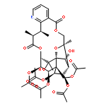 8alpha-acetoxy-O6-deacetyl-8-deoxo-evonine