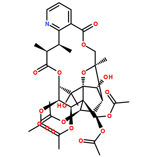 8alpha-acetoxy-O6-deacetyl-8-deoxo-evonine