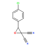 2,2-Oxiranedicarbonitrile, 3-(4-chlorophenyl)-