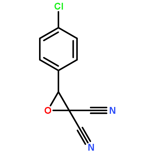 2,2-Oxiranedicarbonitrile, 3-(4-chlorophenyl)-