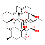 4,21-Dioxabicyclo[15.3.1]heneicosa-9,15,18-trien-3-one,11-[[3-O-(aminocarbonyl)-2,6-dideoxy-b-D-arabino-hexopyranosyl]oxy]-1-hydroxy-5-[(1R,3R,4S,5S)-4-hydroxy-1,3,5-trimethyl-6-oxooctyl]-6,8,16,18-tetramethyl-,(1R,5S,6R,8R,9E,11R,15E,17R)- (9CI)