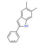 1H-Indole, 5,6-dimethyl-2-phenyl-