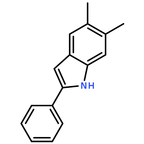 1H-Indole, 5,6-dimethyl-2-phenyl-