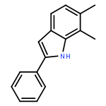 1H-Indole, 6,7-dimethyl-2-phenyl-