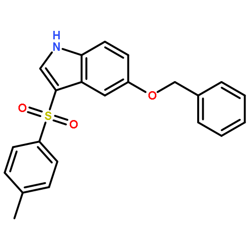 1H-Indole, 3-[(4-methylphenyl)sulfonyl]-5-(phenylmethoxy)-