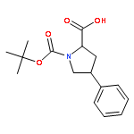 (2S,4R)-1-(tert-Butoxycarbonyl)-4-phenylpyrrolidine-2-carboxylic acid