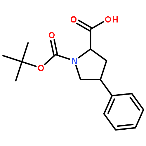 (2S,4R)-1-(tert-Butoxycarbonyl)-4-phenylpyrrolidine-2-carboxylic acid