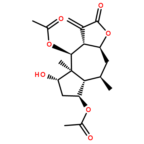 2α,6α-diacetoxy-4β-hydroxy-11(13)-pseudoguaien-12,8α-olide