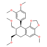 Naphtho[1,2-d]-1,3-dioxole,9-(3,4-dimethoxyphenyl)-6,7,8,9-tetrahydro-4-methoxy-7,8-bis(methoxymethyl)-,(7S,8S,9R)-