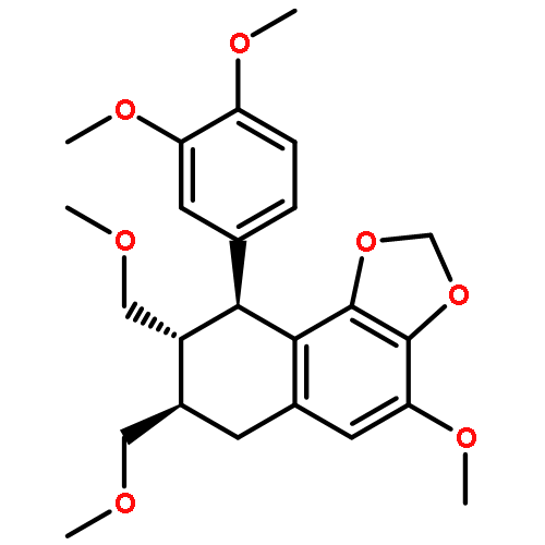 Naphtho[1,2-d]-1,3-dioxole,9-(3,4-dimethoxyphenyl)-6,7,8,9-tetrahydro-4-methoxy-7,8-bis(methoxymethyl)-,(7S,8S,9R)-