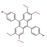 Anthracene, 9,10-bis(4-bromophenyl)-2,3,6,7-tetramethoxy-