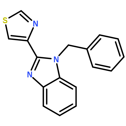 4-(1-BENZYLBENZIMIDAZOL-2-YL)-1,3-THIAZOLE 